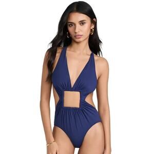 Staud Liberty One-Piece swimwear navy M NWT